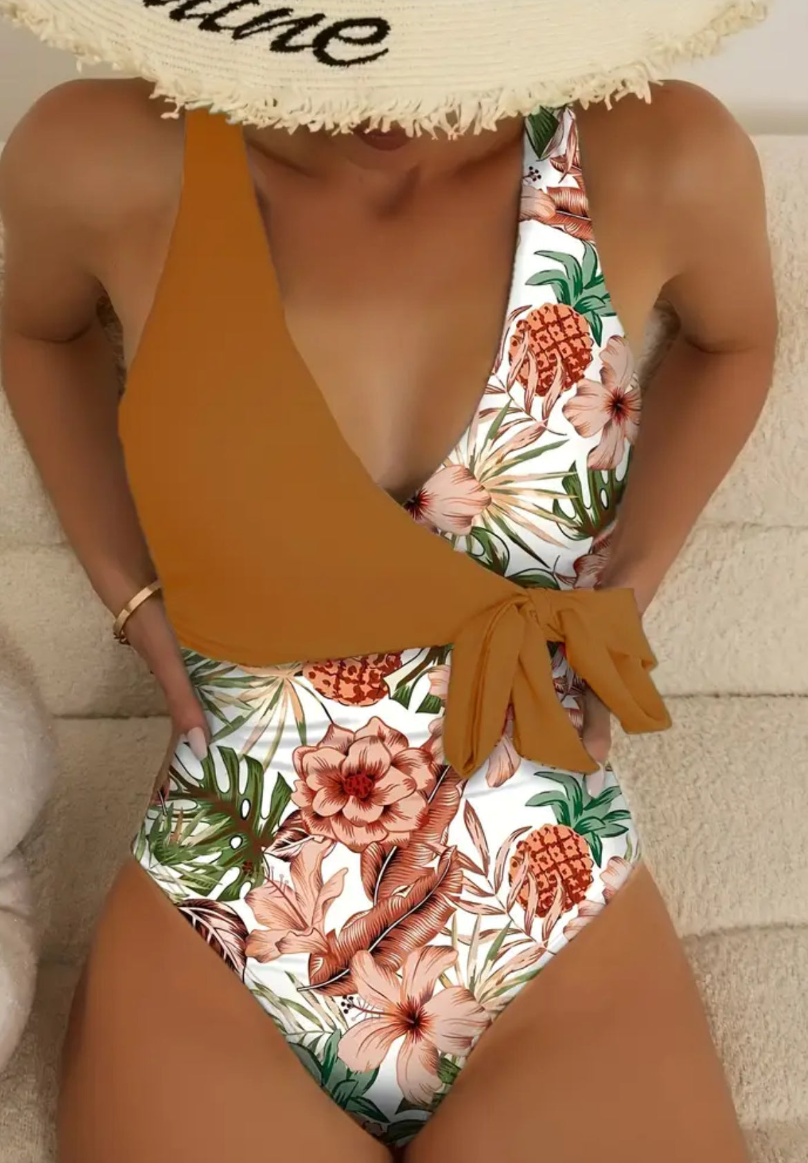 Traje de baño entero forrado