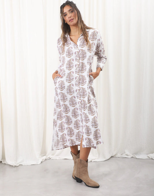 Vestido camisa crude