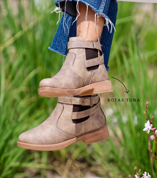 Bota baja con elástico