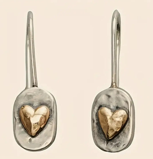 Caravanas artesanales corazón