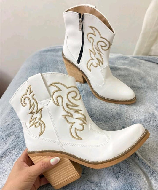 Texana corta bordada